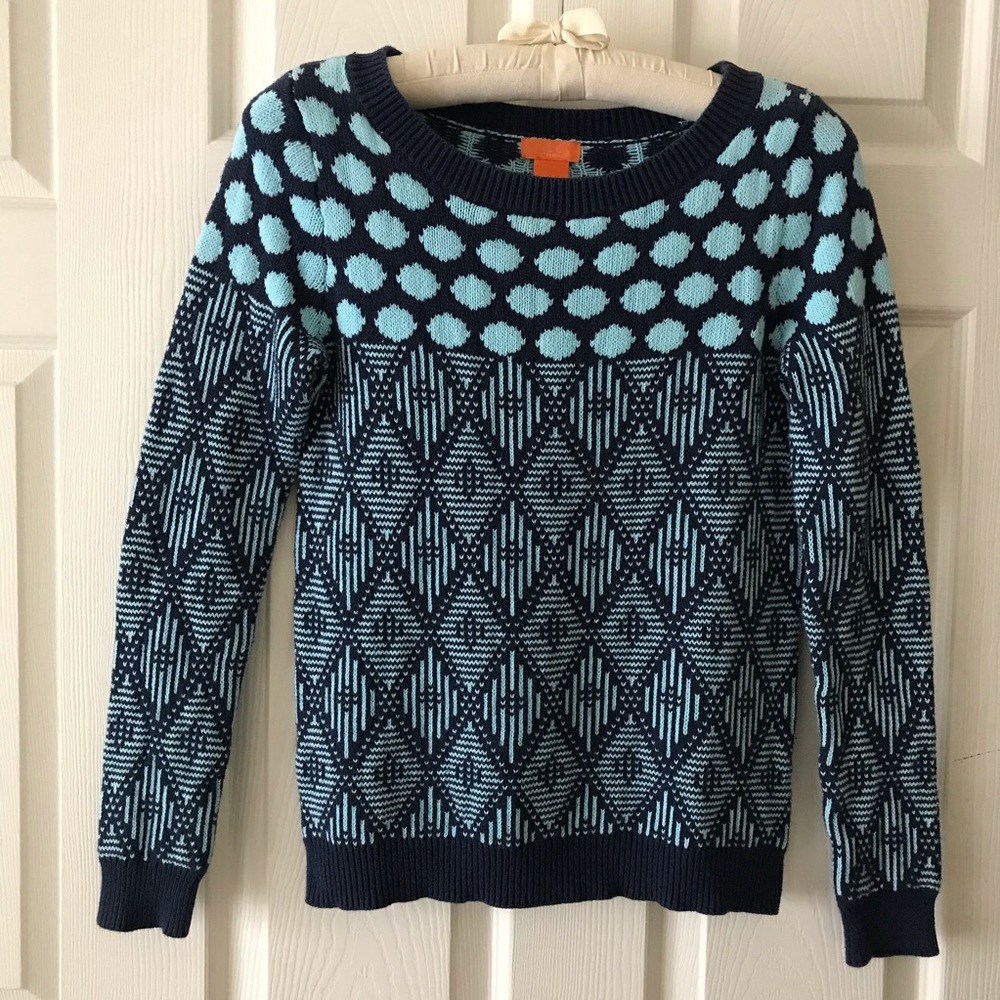 Joe Fresh Size Small Blue Crewneck Sweater